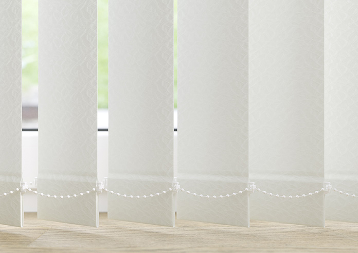 Crackle, White - Vertical Blind Slats - Image 3